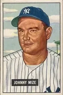 1951 Bowman #50 Johnny Mize