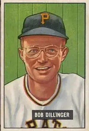 1951 Bowman #63 Bob Dillinger