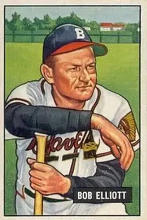 1951 Bowman #66 Bob Elliott