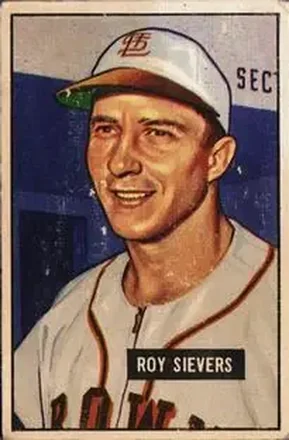 1951 Bowman #67 Roy Sievers
