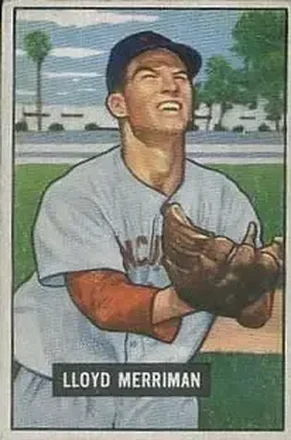 1951 Bowman #72 Lloyd Merriman
