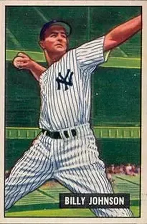 1951 Bowman #74 Billy Johnson