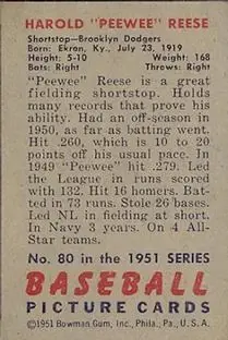 Back of Harold Reese