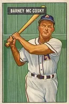 1951 Bowman #84 Barney McCosky