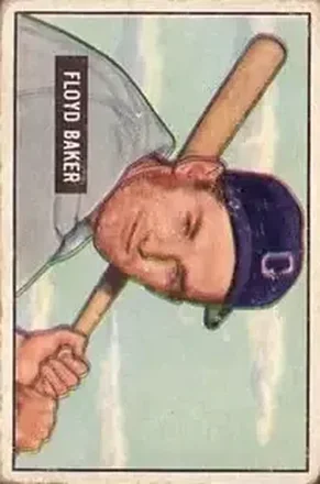 1951 Bowman #87 Floyd Baker