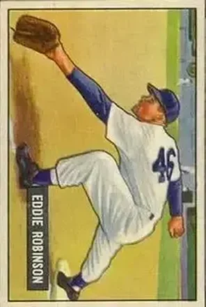 1951 Bowman #88 Eddie Robinson