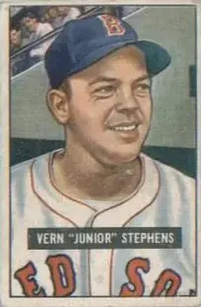 1951 Bowman #92 Vern Stephens