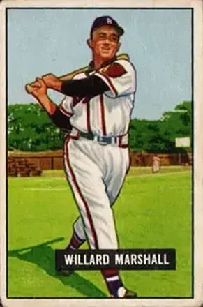 1951 Bowman #98 Willard Marshall