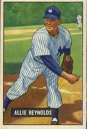 1951 Bowman #109 Allie Reynolds