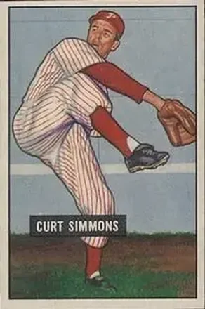 1951 Bowman #111 Curt Simmons