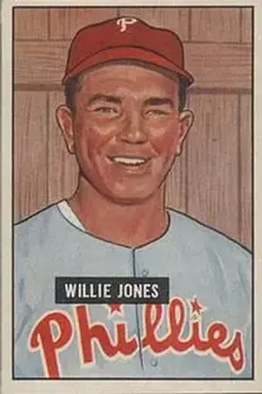 1951 Bowman #112 Willie Jones