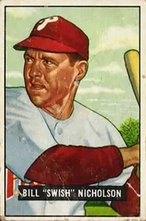 1951 Bowman #113 Bill Nicholson