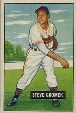 1951 Bowman #115 Steve Gromek