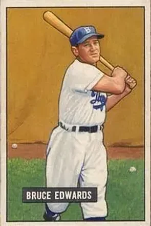 1951 Bowman #116 Bruce Edwards