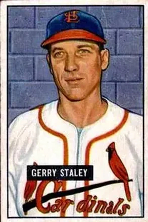 1951 Bowman #121 Gerry Staley