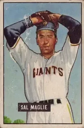 1951 Bowman #127 Sal Maglie