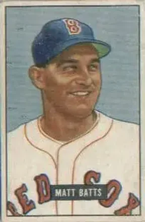 1951 Bowman #129 Matt Batts