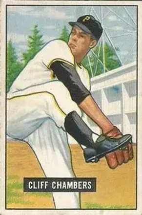 1951 Bowman #131 Cliff Chambers