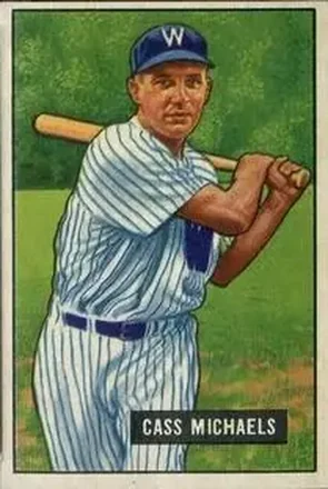 1951 Bowman #132 Cass Michaels