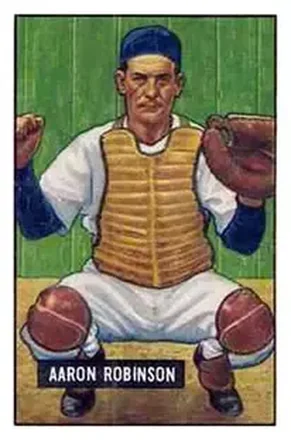 1951 Bowman #142 Aaron Robinson