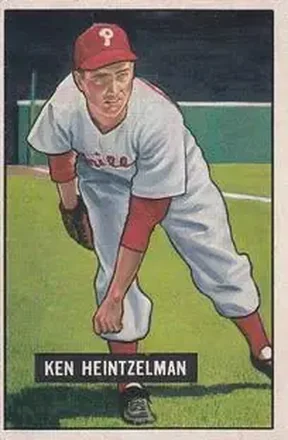1951 Bowman #147 Ken Heintzelman