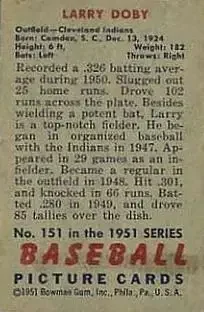 Back of Larry Doby