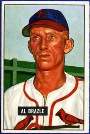 1951 Bowman #157 Al Brazle