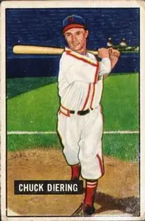 1951 Bowman #158 Charles Diering