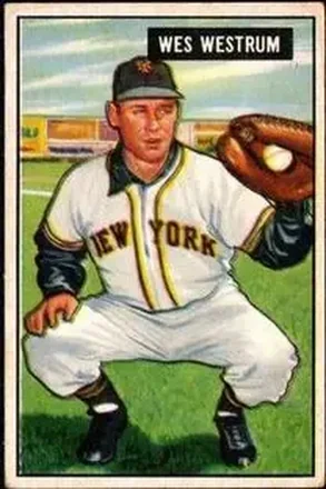 1951 Bowman #161 Wes Westrum