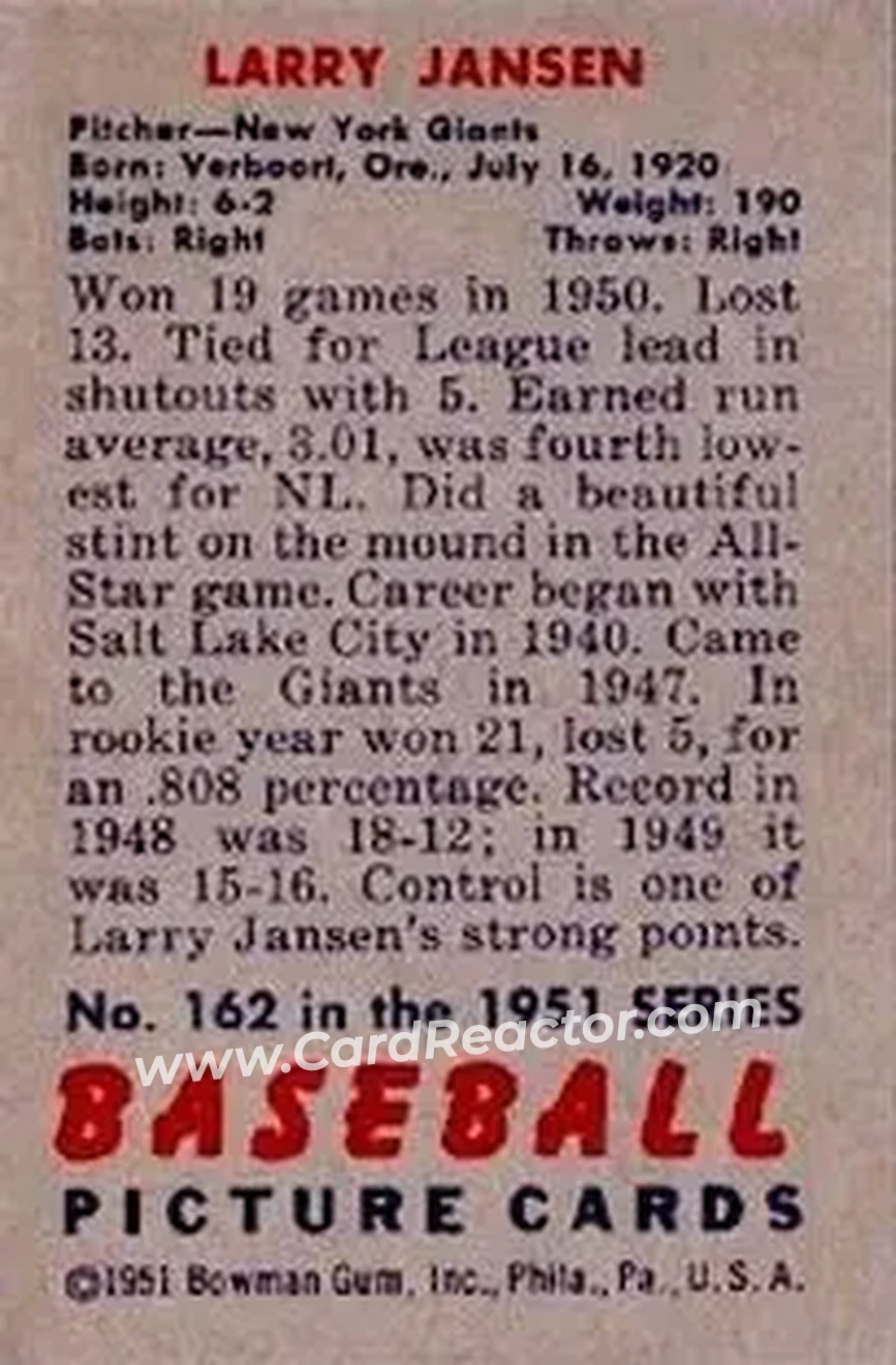 Back of Larry Jansen
