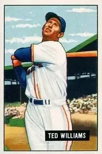 1951 Bowman #165 Ted Williams