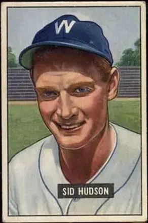 1951 Bowman #169 Sid Hudson