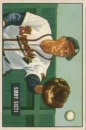 1951 Bowman #170 Sibby Sisti