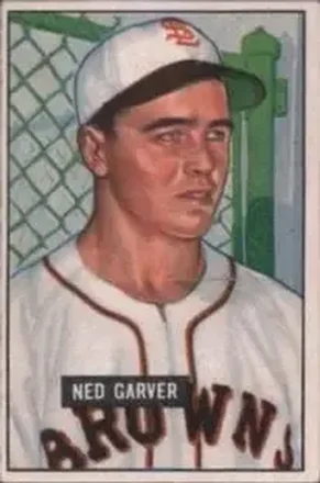 1951 Bowman #172 Ned Garver