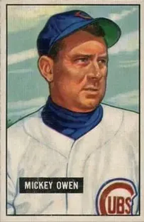 1951 Bowman #174 Mickey Owen
