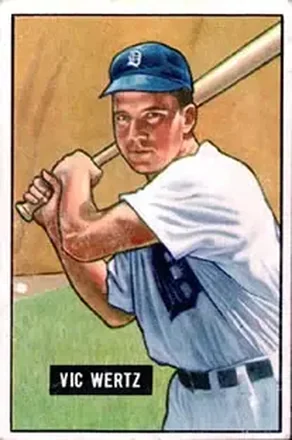 1951 Bowman #176 Vic Wertz