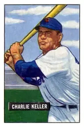 1951 Bowman #177 Charlie Keller
