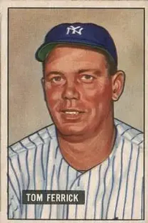1951 Bowman #182 Tom Ferrick