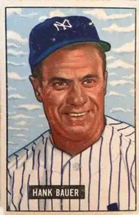 1951 Bowman #183 Hank Bauer