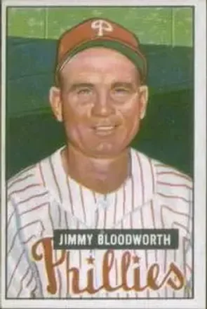 1951 Bowman #185 Jimmy Bloodworth