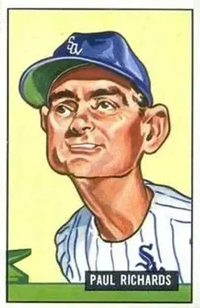1951 Bowman #195 Paul Richards