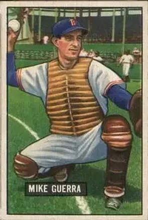1951 Bowman #202 Mike Guerra