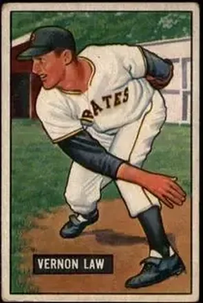 1951 Bowman #203 Vern Law