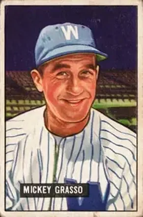 1951 Bowman #205 Mickey Grasso