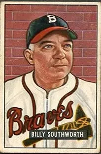 1951 Bowman #207 Billy Southworth