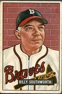 1951 Bowman #207 Billy Southworth