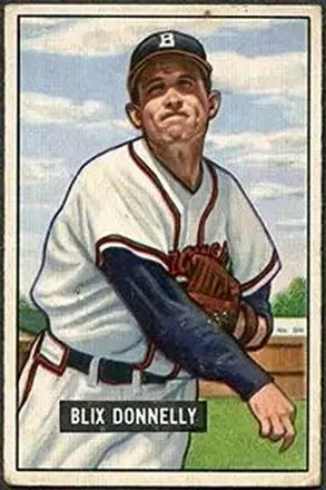 1951 Bowman #208 Sylvester Donnelly
