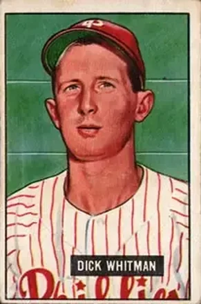1951 Bowman #221 Dick Whitman