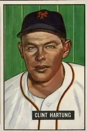 1951 Bowman #234 Clint Hartung