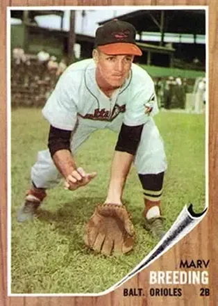 1962 Topps #6 Marv Breeding